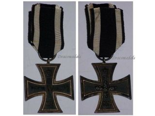 Germany Ww1 Medal Iron Cross 2c Ek2 Maker Ko Military Decoration Merit 1914 1918