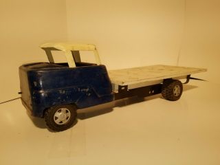 Vintage Structo Blue Flat Bed Truck Custom Built.  Parts