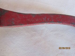 Vintage 542 13 inch Red ICE TONGS by Gifford Wood Co.  Hudson N.  Y. 2