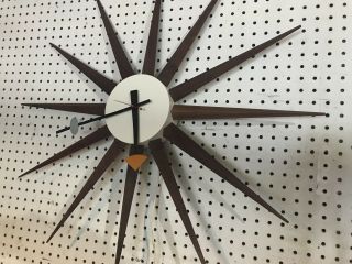 Vintage Mid Century George Nelson For Howard Miller Wall Clock