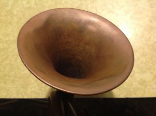 WOW RARE OBSOLETE WW1 HARRY COLEMAN MILITARY BUGLE.  HISTORY. 7