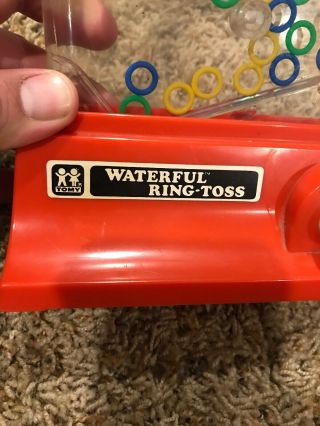 Vintage Rare 1976 TOMY Waterful Ring Toss Game Toy 5