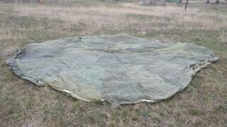 24ft.  Green T - 10 Reserve Military Parachute Canopy