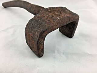Antique Hand Forged Iron Wagon Wrench Primitive Tool (k7)