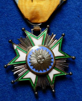 IRAN.  PERSIA.  ORDER OF THE CROWN 5TH CLASS.  MEDAL.  ORDEN 10