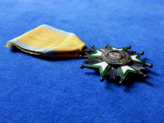 IRAN.  PERSIA.  ORDER OF THE CROWN 5TH CLASS.  MEDAL.  ORDEN 5