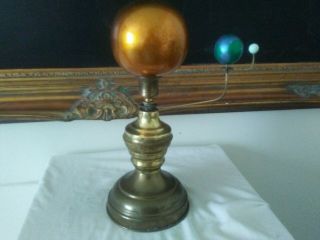 Antiqued Orrery Planetarium Earth/moon And Sun By South Carolina Artist Anderson