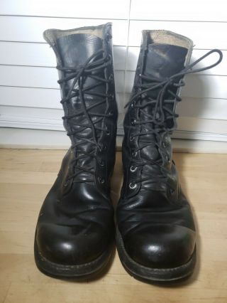 Vintage PANCO Vietnam War Military Boots Mens Size 9 R Dated 1967 2