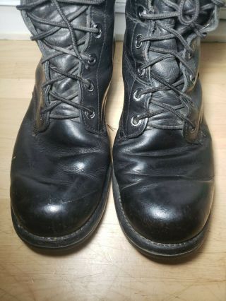 Vintage PANCO Vietnam War Military Boots Mens Size 9 R Dated 1967 3