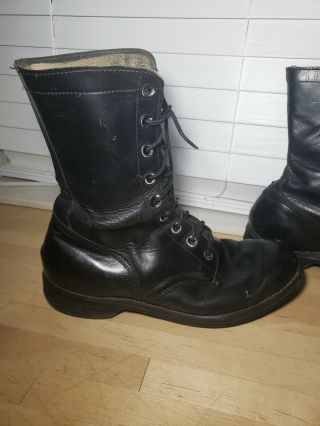 Vintage PANCO Vietnam War Military Boots Mens Size 9 R Dated 1967 7