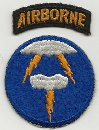 Ww2 Ghost - Phantom 21st Airborne Division Shoulder Sleeve Patch A Beauty