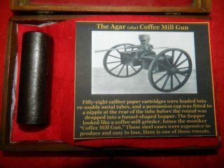 Very Rare Civil War Union Agar Coffee Mill Gun Hard To Find In This