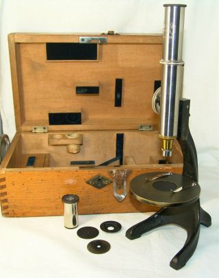 Antique Microscope Carl Zeiss Jena,  Germany