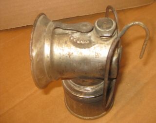 VINTAGE JUSTRITE,  AIR - COOLED GRIP,  MADE IN THE USA,  CAP LAMP LIGHT 2
