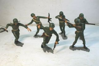 Vintage Louis Marx & Co Inc Mcmlxiii Toy Soldier 5.  5 Inches