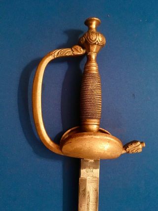 Old Antique Vintage German? Russian? Prussian? Court Sword Dagger