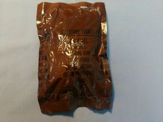 1968 Vietnam War C Ration Accessory Packet W/cigarettes.