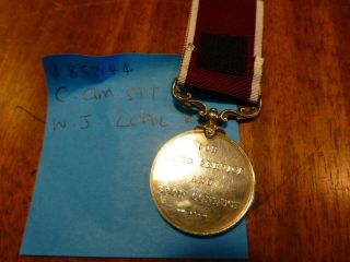 Ww1 British Medal 1852144 C Qm Sjt W J Leal Re Lsgc