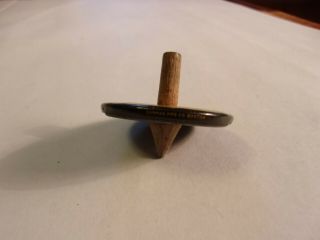 Antique FRANKLIN MOTOR CAR - TAKE A SPIN Spin Top Spinning Toy Vintage - RARE 3