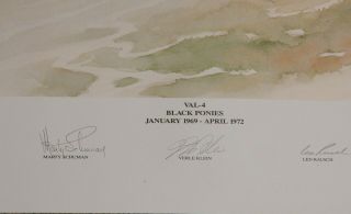 VAL - 4 The Black Ponies Limited Edition Art print by R.  L.  Rasmussen Vietnam Navy 5