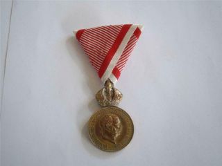 Austria Hungary Austrian Hungarian Royal Military Bravery Medal - Signum Laudis