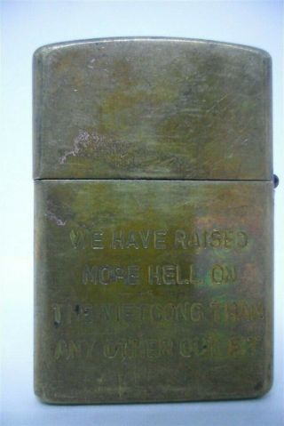 Vietnam War Zippo Lighter Dong Ha 71 72 Vintage 2