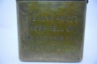 Vietnam War Zippo Lighter Dong Ha 71 72 Vintage 4