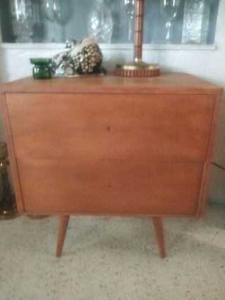 Paul Mccobb Night Stand/ Side Table Planner Group Finish Refurbish Project