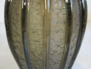 art deco acid etched frosted glass vase Daum Nancy 3