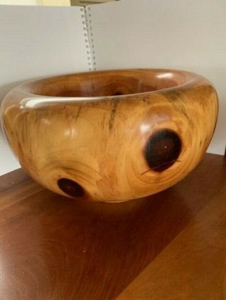 Ed Moulthrop turned wood bowl 6