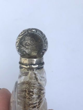 19th CENTURY FRENCH SULPHIDE 4 Faced CAMEO SCENT BOTTLE With Dobber Rare 6