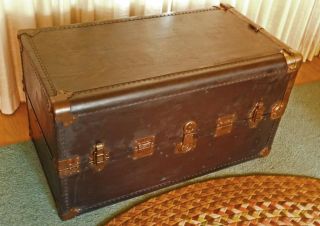 Vintage 1925 Hartmann Wardrobe Steamer Trunk With Five Drawers,  Local Pick - Up