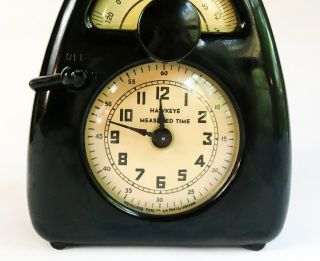Vintage ISAMU NOGUCHI Hawkeye Measured Time Clock/Timer Bakelite 4