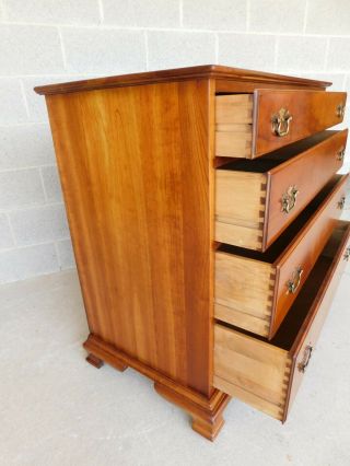 L & J G Stickley Cherry Valley Chippendale Style 4 Drawer Chest 41 