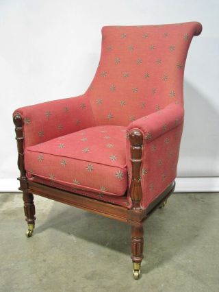 English Regency Library Chair By Mark Hampton For Hickory Chair; Exceptional