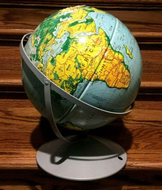 Nystrom 3D Sculptural Raised Relief Globe 12 