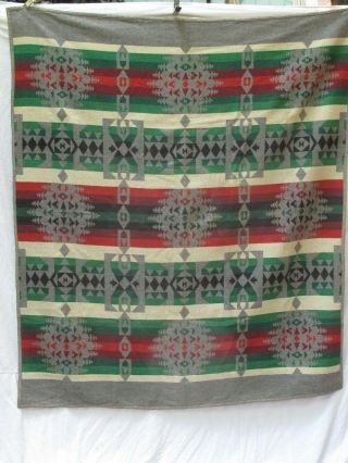 Antique Pendleton Cayuse Trade Blanket,  Early Label 7