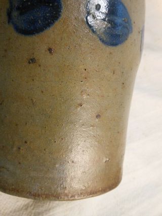 Small Antique Stoneware Jar Cobalt Decorated 2