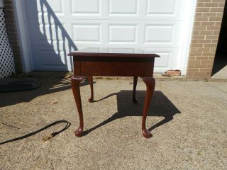 VINTAGE PENNSYLVANIA HOUSE SOLID CHERRY NIGHT STAND/END TABLE QUEEN ANN STYLE 2