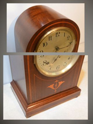 SETH THOMAS FULLY RESTORED ANTIQUE WESTMINSTER CHIME CLOCK 61 - 1921 IN MAHOGANY 5