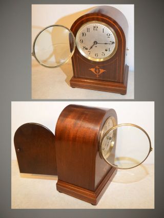 SETH THOMAS FULLY RESTORED ANTIQUE WESTMINSTER CHIME CLOCK 61 - 1921 IN MAHOGANY 6