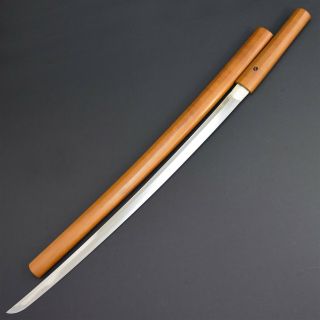 Antique NIHONTO JAPANESE LONG SWORD KATANA KUNIMORI 國守 signed w/SHIRASAYA NR 6