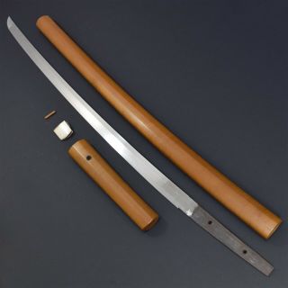 Antique NIHONTO JAPANESE LONG SWORD KATANA KUNIMORI 國守 signed w/SHIRASAYA NR 9