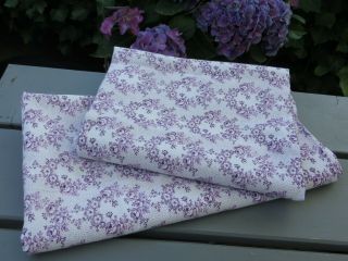 Set Of Duvet Cover,  Pillowcase Sham Cotton Lavender Floral Wreaths Tiny Dots