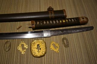 Signed WW2 Japanese Army Officer Samurai Sword Katana Shin Gunto 2 11