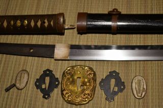 Signed WW2 Japanese Army Officer Samurai Sword Katana Shin Gunto 1 5