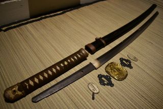 Signed WW2 Japanese Army Officer Samurai Sword Katana Shin Gunto 1 6