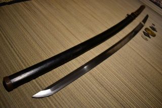 Signed WW2 Japanese Army Officer Samurai Sword Katana Shin Gunto 1 7