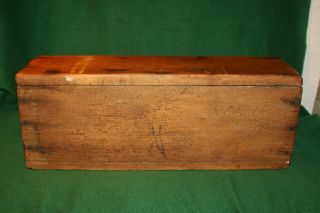 FINE 19th Century Primitive Antique Wooden Carpenter tool carrier INV AN03 4