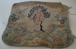 50 Off Antique French Hand Woven Figural Tapestry Piece Ss24